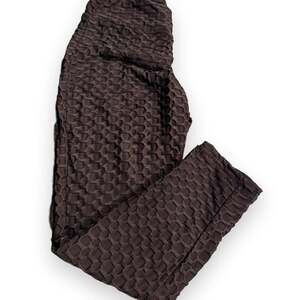 If It Were Me Honeycomb Leggings XL Black Scrunch Butt TikTok Textured